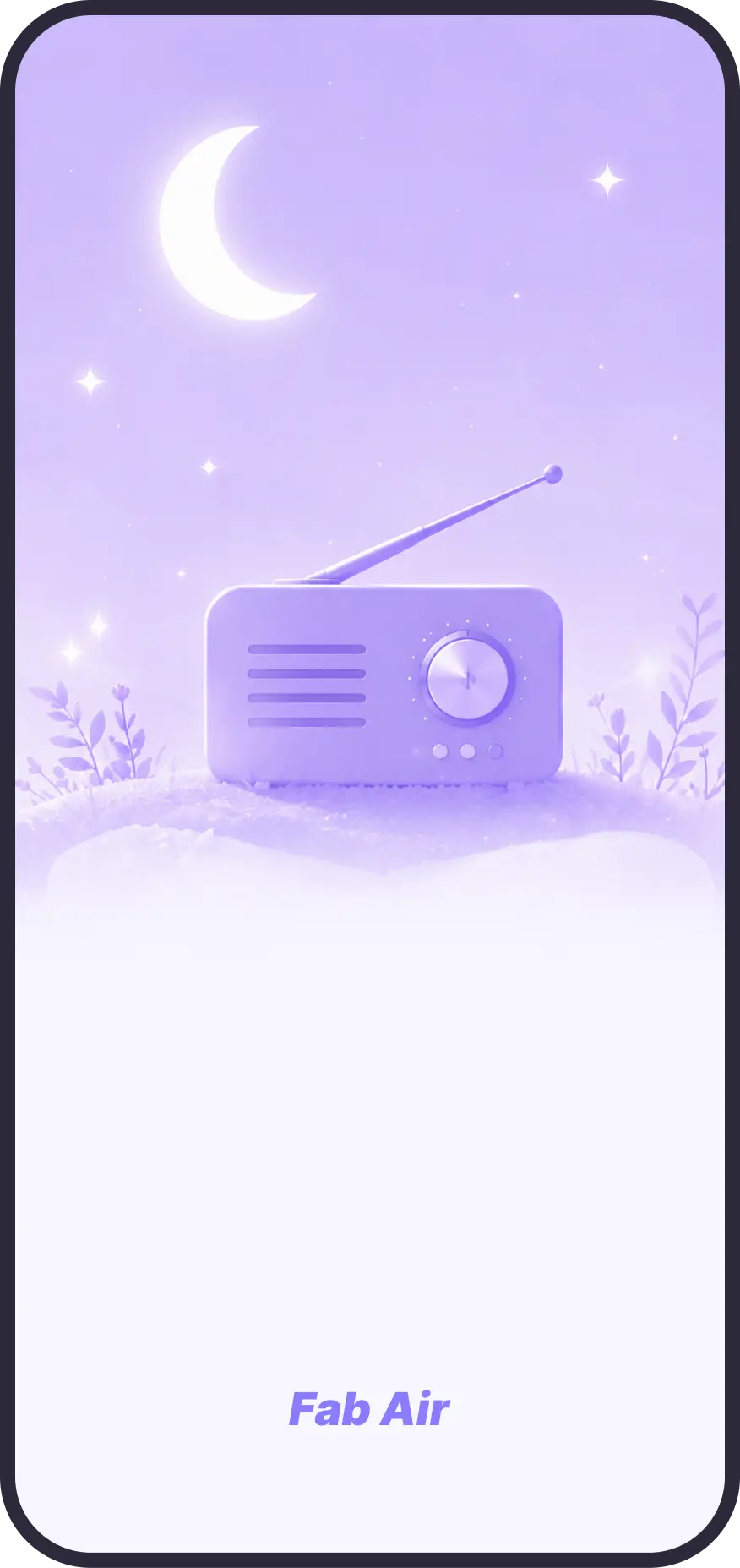 Fab Air Welcome Screen